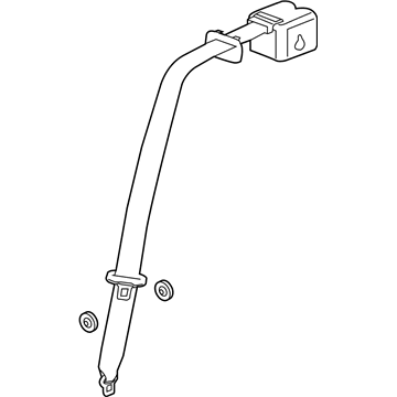 2016 Cadillac ATS Seat Belt - 19367696