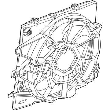 Cadillac A/C Condenser Fan - 84790788