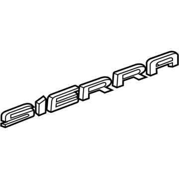 GM 84287337 Plate Assembly, E/Gate Trim Lvl Na