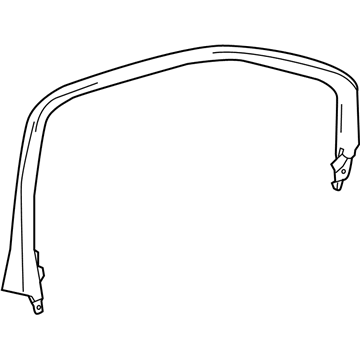 GM 42474612 Molding Assembly, Front Side Door Window Garnish