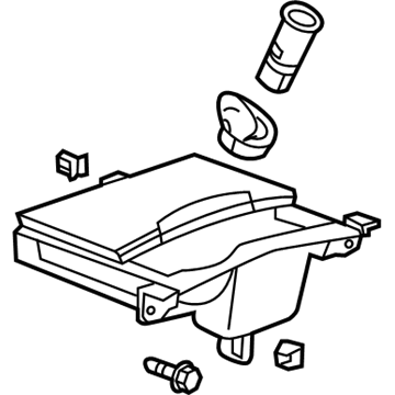 GM 22968059 Compartment Assembly, Front Floor Console *Nutela Sapel