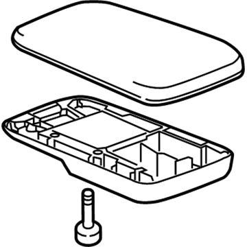 GM 22797795 Armrest Assembly, Front Floor Console *Black