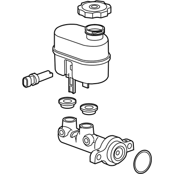 2007 Chevrolet Silverado Brake Master Cylinder - 19432748