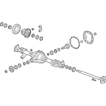 GM 84812882 Axle Assembly, Rear