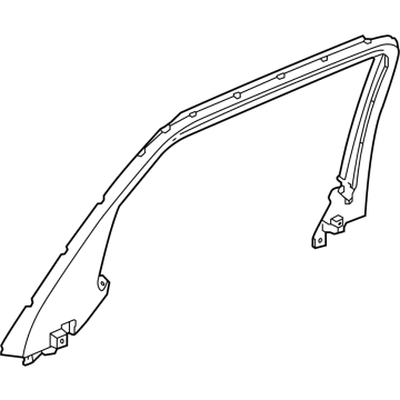 GM 84717110 MOLDING ASM-RR S/D WDO GARN