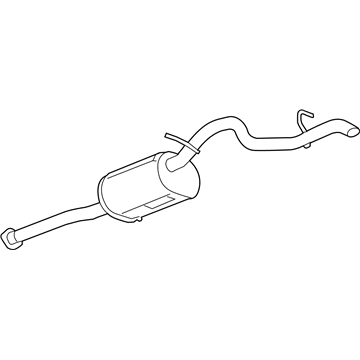 2008 GMC Canyon Exhaust Pipe - 25878015