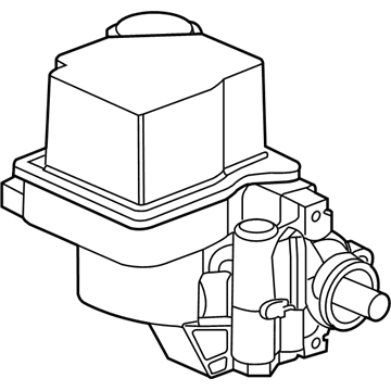 2008 Chevrolet Colorado Power Steering Pump - 19433017