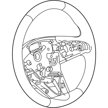 GM 84756025 Wheel Assembly, Strg *Black