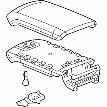 GM 84698308 Armrest Assembly, F/Flr Cnsl *Lighy Ash Grr