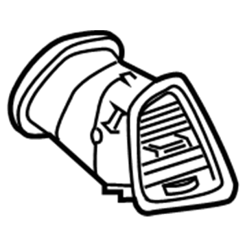 GM 13417919 Outlet Assembly, Instrument Panel Outer Air *Galvano Silvv