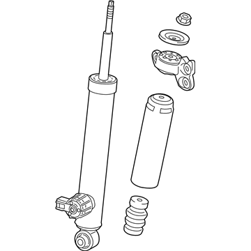 GM 84558679 Rear Shock Absorber Assembly (W/ Upr Mt)