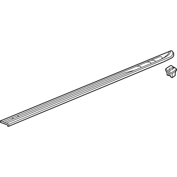 GM 84167958 Molding, Pubx Si Upr *Black