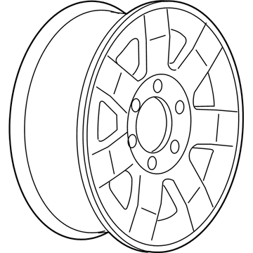 Hummer H3T Spare Wheel - 9595907