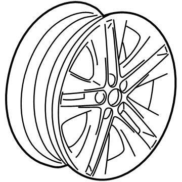 GM 42671505 Wheel Rim, Frt & Rr