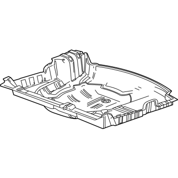 GM 42776843 Trim Assembly, R/Cmpt Flr Pnl *Jet Black