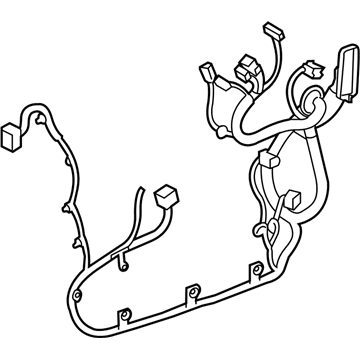 GM 84193442 Harness Assembly, Rear Side Door Door Wiring