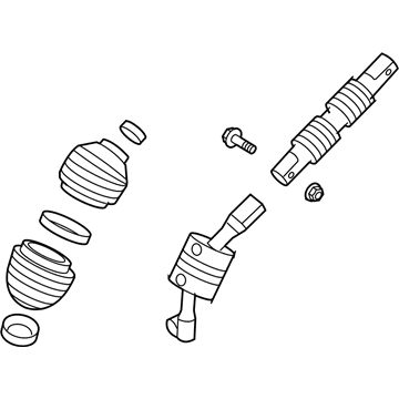 2011 GMC Sierra Steering Shaft - 19420042