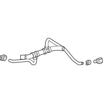 2014 Cadillac CTS Radiator Hose - 23497426