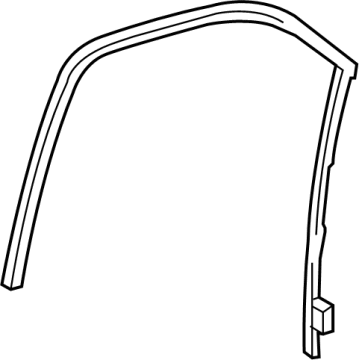 2022 GMC Sierra Door Seal - 84862363