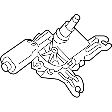 2013 Cadillac SRX Wiper Motor - 15949229