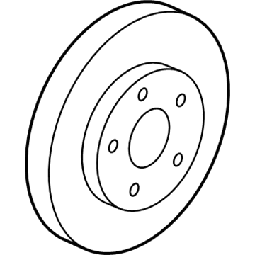 2018 Buick Enclave Brake Disc - 13546862