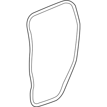 GM 93355098 Weatherstrip Assembly, Rear Side Door