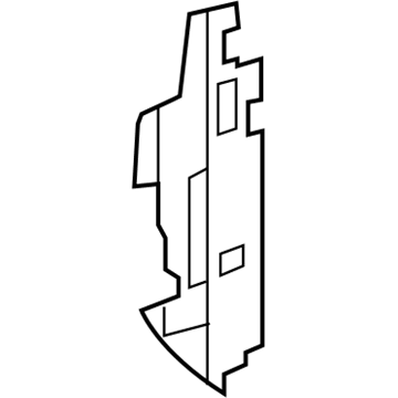 GM 23130102 Baffle Assembly, Radiator Air Side