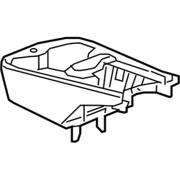 GM 42492307 Holder Assembly, Front Floor Console Cup *Light Ash Grr