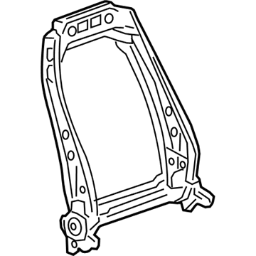 GM 13511854 Frame Assembly, Front Seat Back