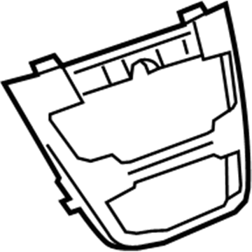 GM 22938155 Panel,Instrument Panel Lower Center Trim