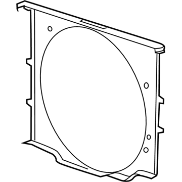 GM 84311333 Shroud, Engine Coolant Fan Upper