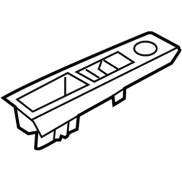 GM 95975356 Bezel, Side Window Switch *Cocoa