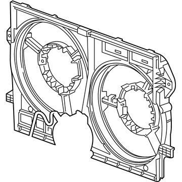 2018 Buick Envision Fan Shroud - 22942915