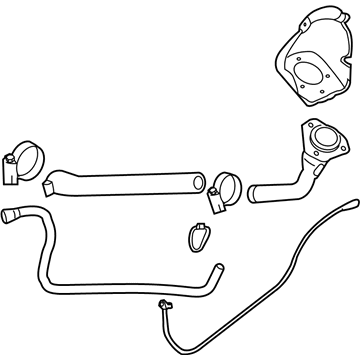 GM 84695962 Pipe Assembly, F/Tnk Fil (W/ Fil Hose)