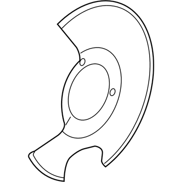 GM 23377440 Shield, Front Brake