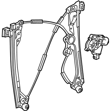 GM 84903321 Regulator Assembly, Front S/D Wdo