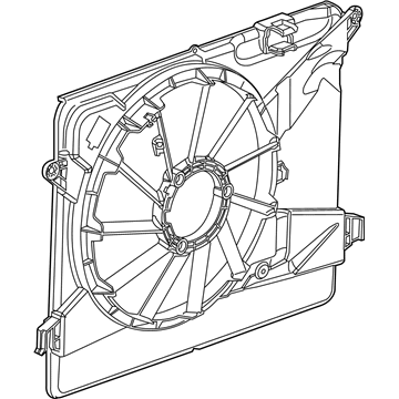 2022 Chevrolet Trax Fan Shroud - 42806372