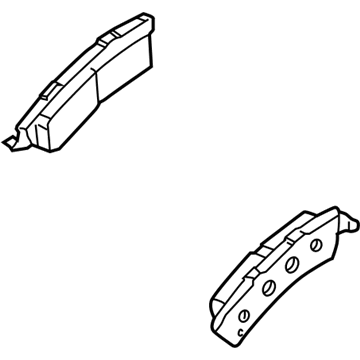 GM 19133307 Pad Kit,Rear Disc Brake