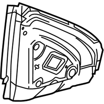 GM 39147615 GASKET-O/S RR VIEW MIR