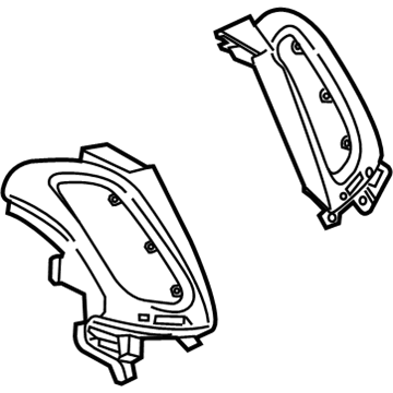 GM 23433617 Bezel Assembly, Instrument Panel Air Outlet *Woven Waves