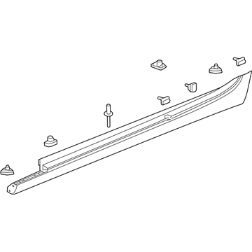 GM 23205910 Molding Assembly, Rocker Panel *Service Primer