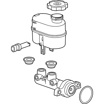 2017 Chevrolet Silverado Brake Master Cylinder - 84822232