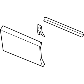 GM 88979997 Molding Kit,Rear Side Door Lower (RH)