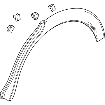 GM 42810492 MOLDING ASM-RR WHL OPG