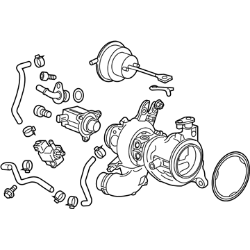 GM 25206071 TURBOCHARGER ASM,CMPR AIR INT