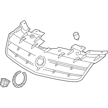 GM 25712895 Grille,Radiator