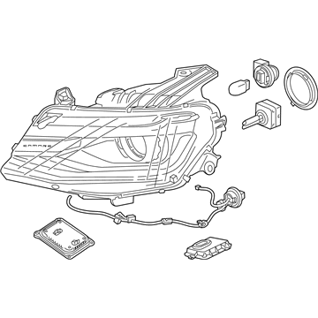 2018 Chevrolet Camaro Headlight - 84364824