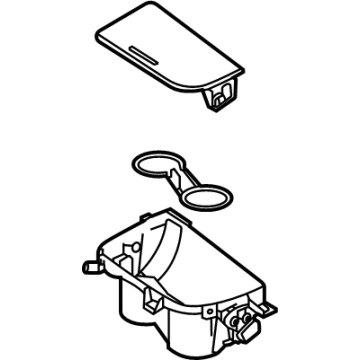 GM 84888132 Holder Assembly, F/Flr Cnsl Cup *Gray