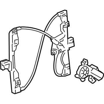 2007 Hummer H3 Window Regulator - 25939269