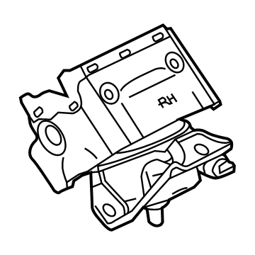 Chevrolet Motor And Transmission Mount - 85608074